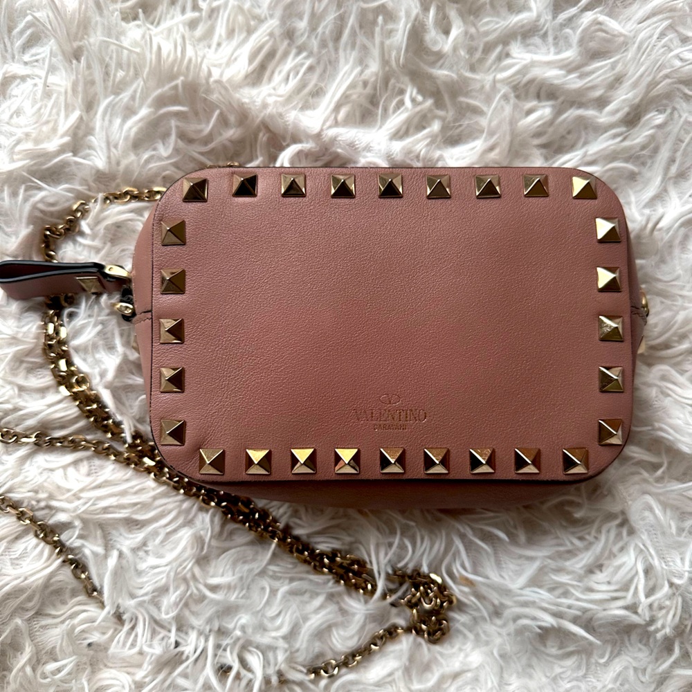 Valentino rockstud mini camera bag